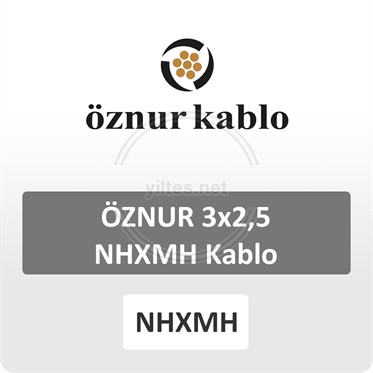 NHXMH 3×2,5 HF Antigron Kablo - ÖZNUR [Makaradan Kesim]